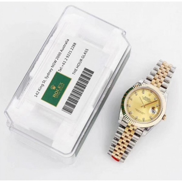 Replica Rolex Datejust II 116333 41MM GM Stainless Steel & Yellow Gold Champagne Dial Swiss 3235