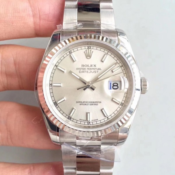 Replica Rolex Datejust II 126334 41MM AR Stainless Steel 904L Rhodium Dial Swiss 3235