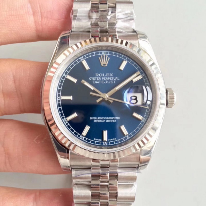 Replica Rolex Datejust II 126334 41MM AR Stainless Steel 904L Blue Dial Swiss 3235