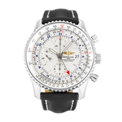 AAA White Dial Replica Breitling Navitimer World A24322-46 MM