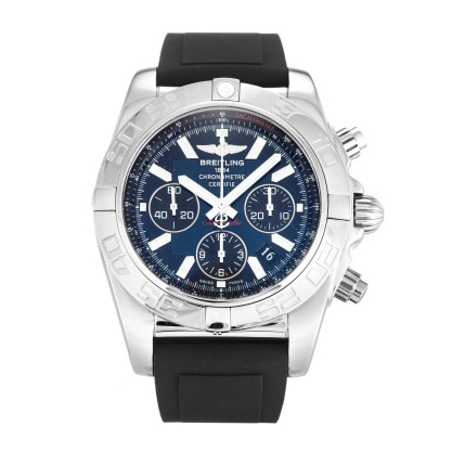 AAA Blue Dial Replica Breitling Chronomat 44 AB0110-43.5 MM