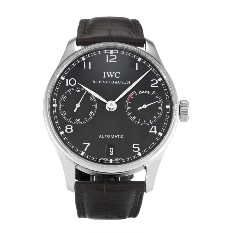 AAA Black Arabic Dial Replica IWC Portuguese Automatic IW500109-42.3 MM