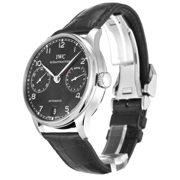 AAA Black Arabic Dial Replica IWC Portuguese Automatic IW500109-42.3 MM