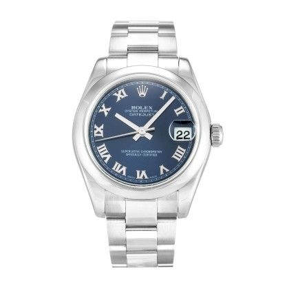 AAA Blue Roman Numeral Dial Replica Rolex Datejust Lady 178240-31 MM