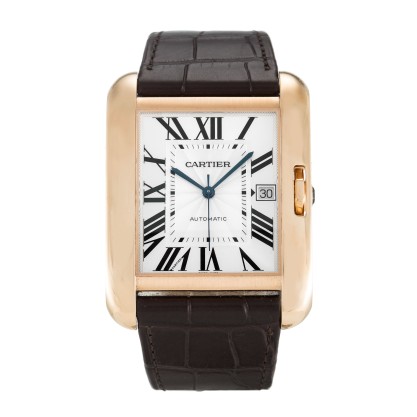 AAA Silver Roman Numeral Dial Replica Cartier Tank Anglaise W5310004-36.2 MM