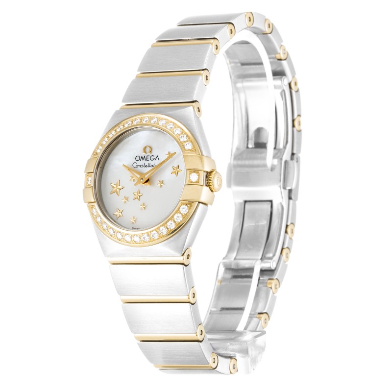 AAA Mother of Pearl - White Dial Replica Omega Constellation Ladies 123.25.24.60.05.001-24 MM