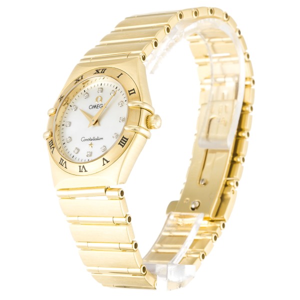 AAA Mother of Pearl - White Diamond Dial Replica Omega Constellation Small 1172.75.00-25.5 MM