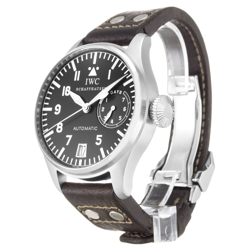 AAA Black Arabic Dial Men 46MM Replica IWC Big Pilots IW500201-46 MM