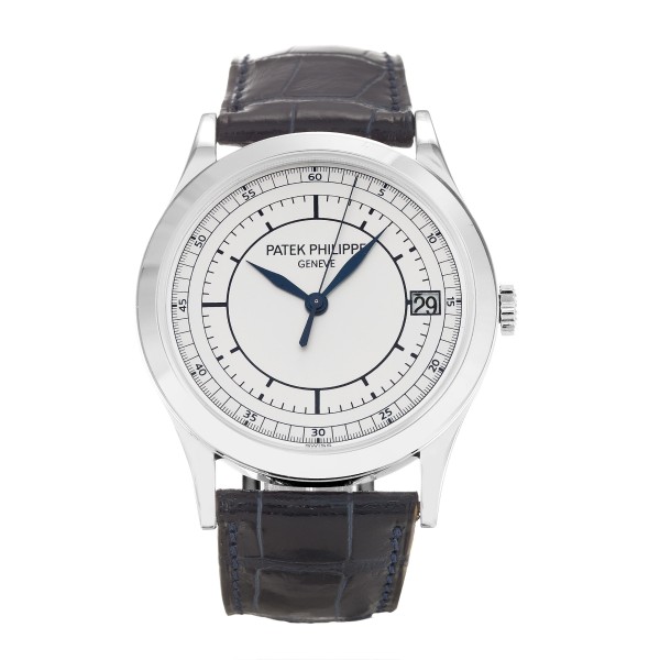 AAA Silver Baton Dial Replica Patek Philippe Calatrava 5296G-38 MM