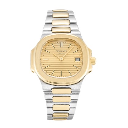 AAA Champagne Baton Dial Replica Patek Philippe Nautilus 4700/1-24 MM