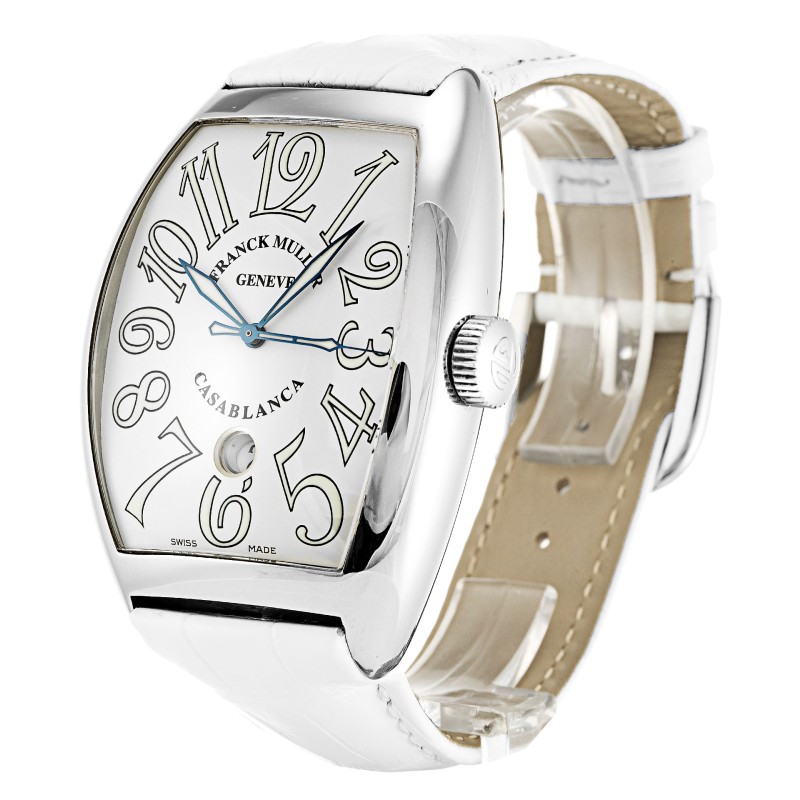 AAA White Arabic Dial 39 MM Franck Muller Replica Casablanca 8880 C DT-39 MM