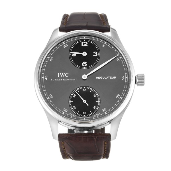 AAA Silver Dial Replica IWC Portuguese Manual IW544404-43.1 MM