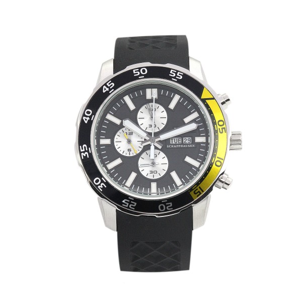 AAA Black Baton Dial Replica IWC Aquatimer IW376702-44 MM