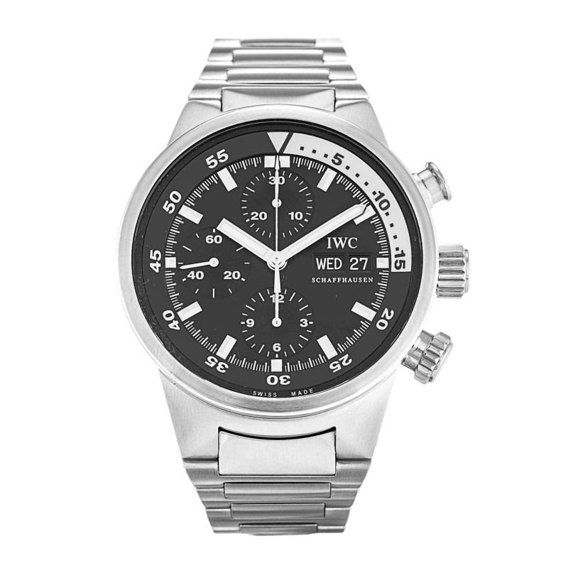 AAA Black Baton Dial Replica IWC Aquatimer IW371928-42 MM