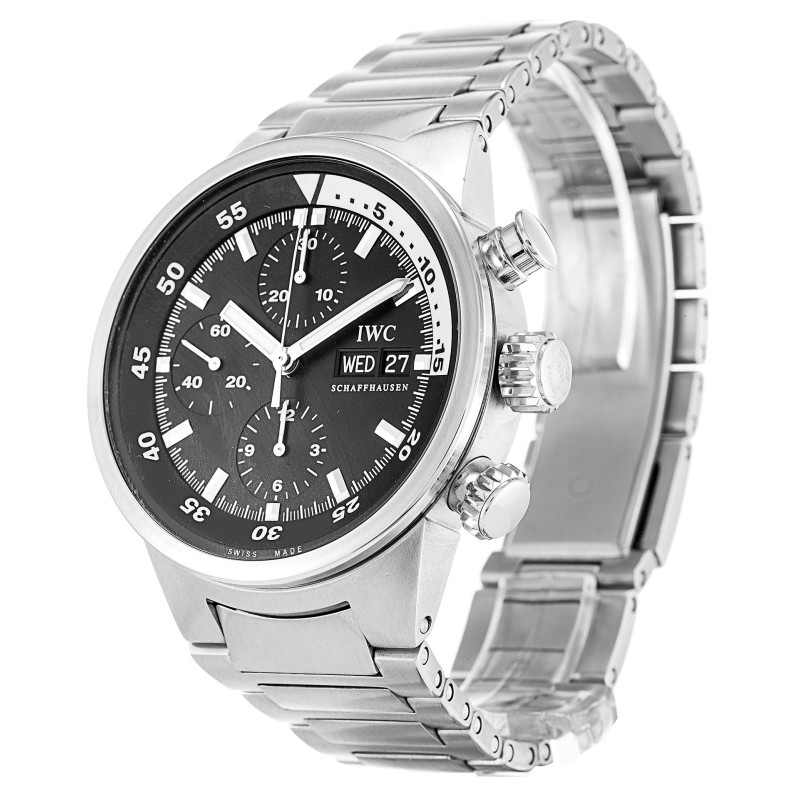 AAA Black Baton Dial Replica IWC Aquatimer IW371928-42 MM