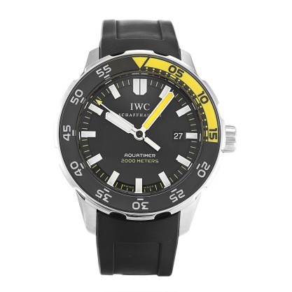 AAA Black Baton Dial Replica IWC Aquatimer IW356802-44 MM