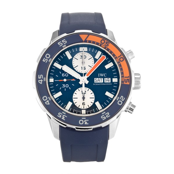 AAA Blue Dial Replica IWC Aquatimer IW376704-44 MM