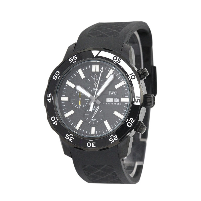 AAA Black Baton Dial Replica IWC Aquatimer IW376705-44 MM