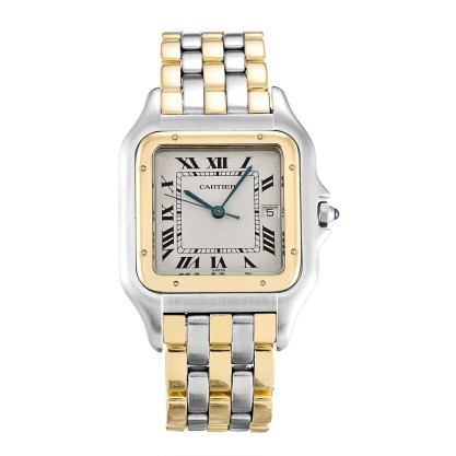AAA White Roman Numeral Dial Replica Cartier Panthere 83083444-33 MM