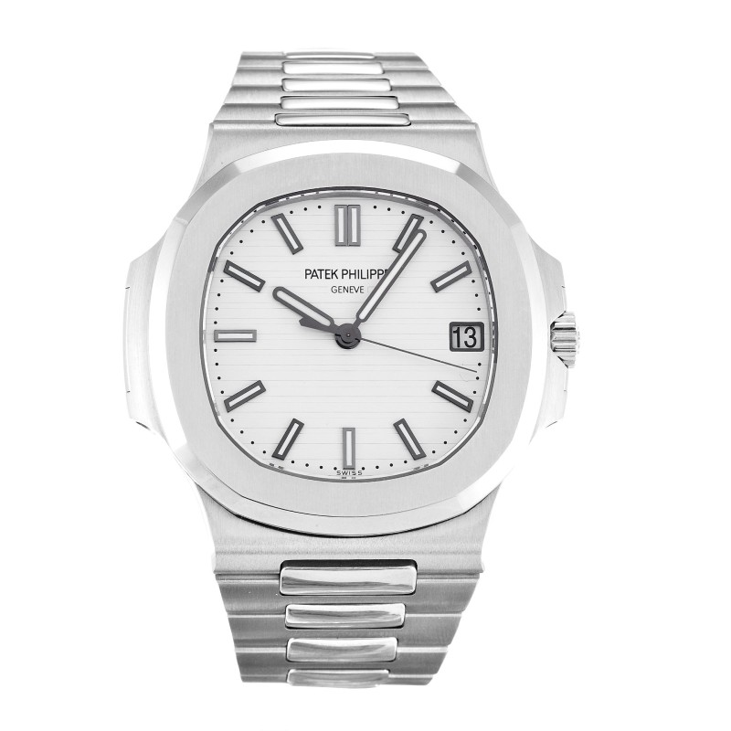 AAA White Baton Dial Replica Patek Philippe Nautilus 5711/1A-40 MM