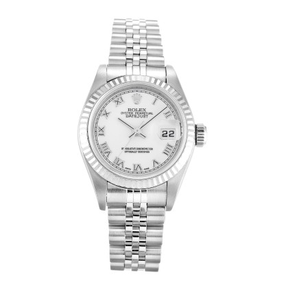 AAA White Roman Numeral Dial Replica Rolex Datejust Lady 79174-25 MM