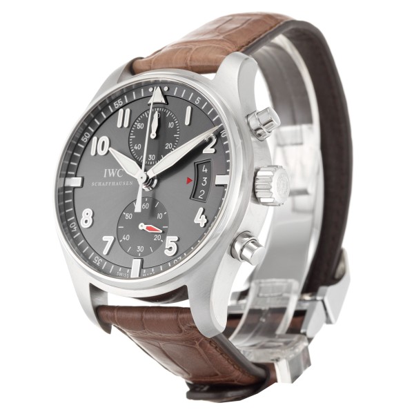 AAA Grey Arabic Dial Replica IWC Spitfire IW387802-43 MM