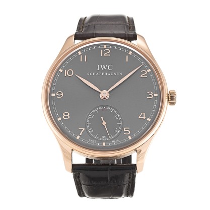 AAA Grey Arabic Dial Replica IWC Portuguese Manual IW545406-44 MM