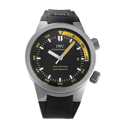 AAA Black Baton Dial Replica IWC Aquatimer IW353804-42 MM