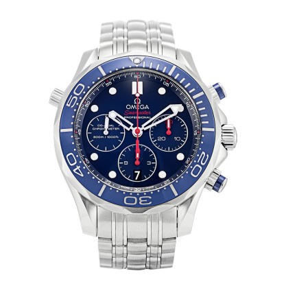 AAA Blue Dial Replica Omega Seamaster 300m 212.30.44.50.03.001-44 MM