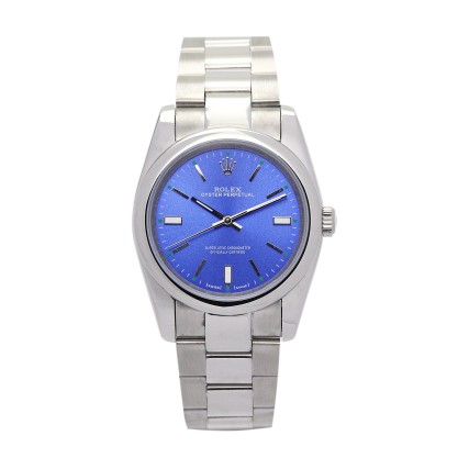 UK Best Blue Dial Replica Rolex Lady Oyster Perpetual-31 MM