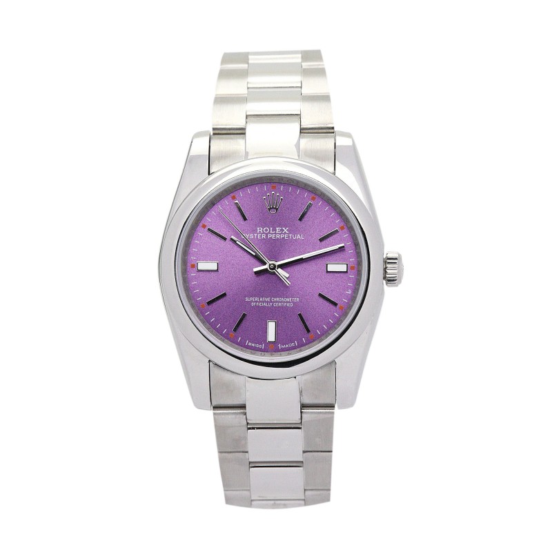 AAA Purple Dial Replica Rolex Lady Oyster Perpetual 177200-31 MM