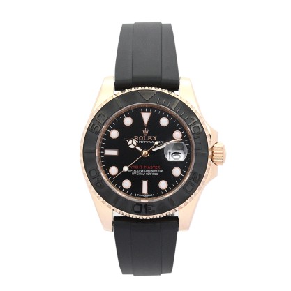 AAA Black Dial Replica Rolex Yacht-Master-40 MM