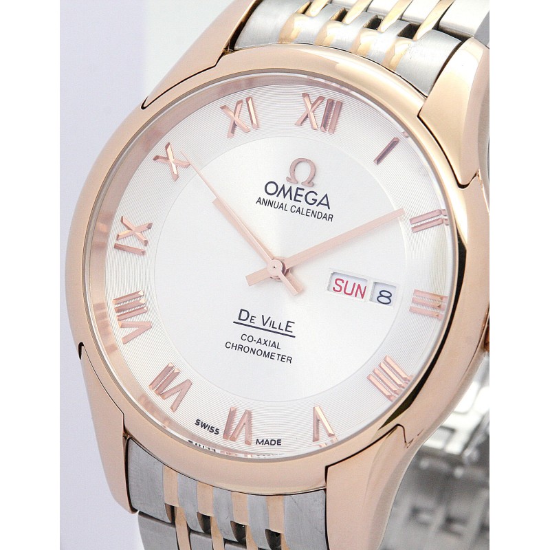 AAA Silver Dial Replica Omega De Ville Hour Vision-41 MM