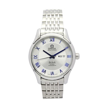 AAA White Dial Replica Omega De Ville Hour Vision-41 MM