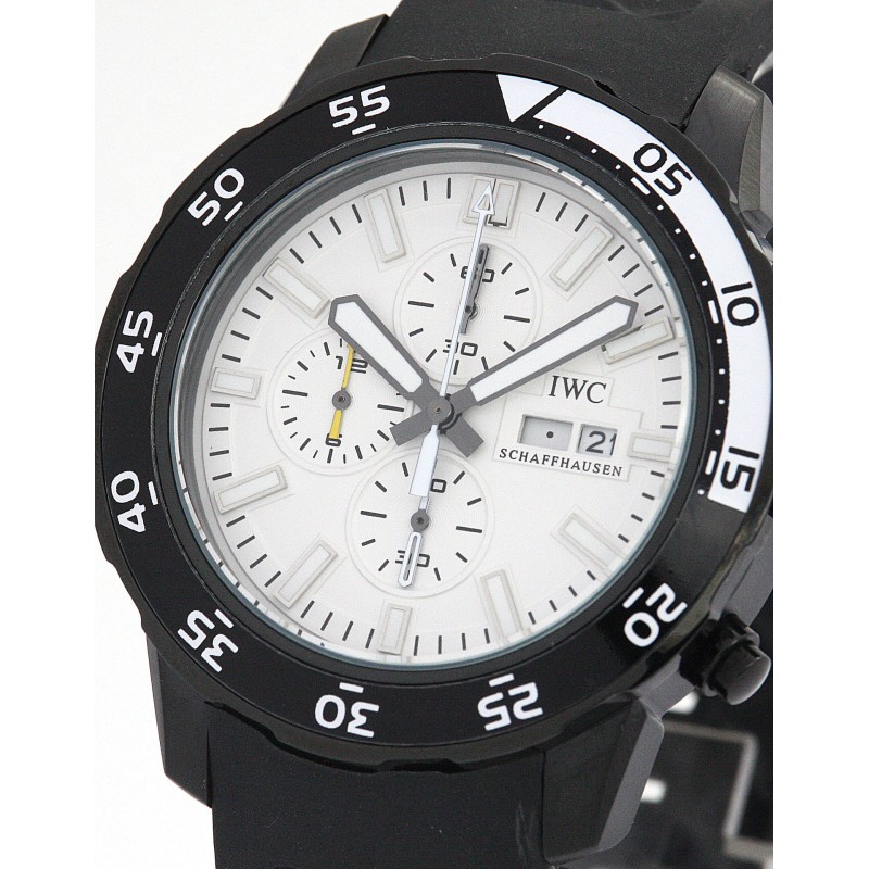 AAA White Baton Dial Replica IWC Aquatimer IW376705-44 MM