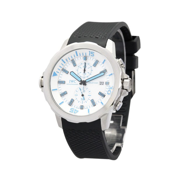 AAA White and Blue Dial Replica IWC Aquatimer IW329003-42 MM