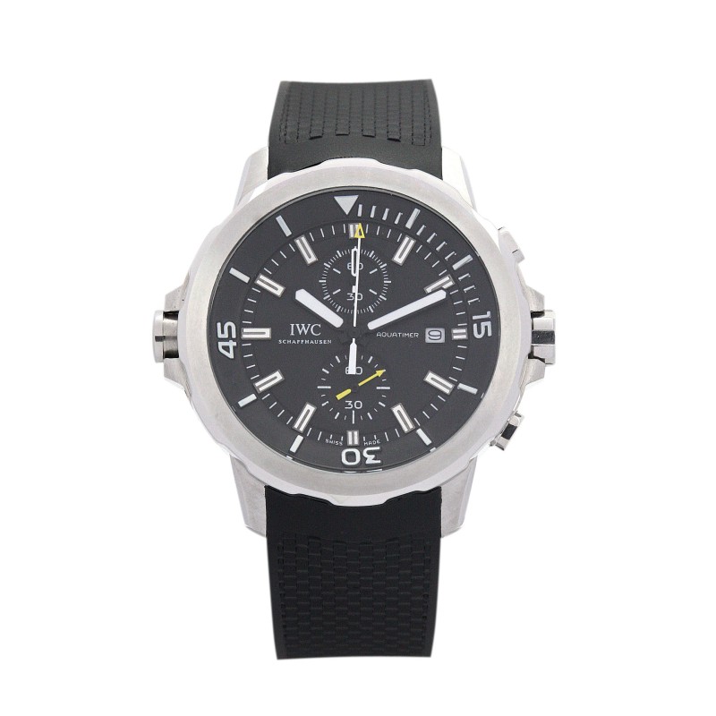 AAA Black Dial Replica IWC Aquatimer IW376801-46 MM