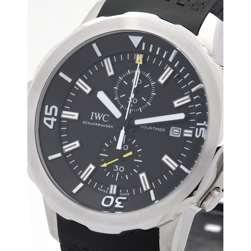 AAA Black Dial Replica IWC Aquatimer IW376801-46 MM