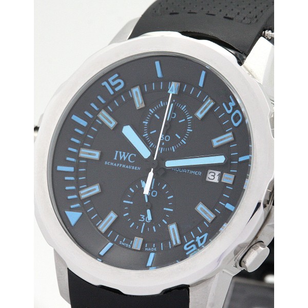 AAA Black and Blue Dial Replica IWC Aquatimer IW329003-42 MM