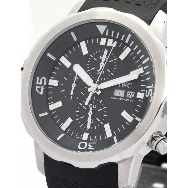 AAA Black Dial Replica IWC Aquatimer IW376801-46 MM