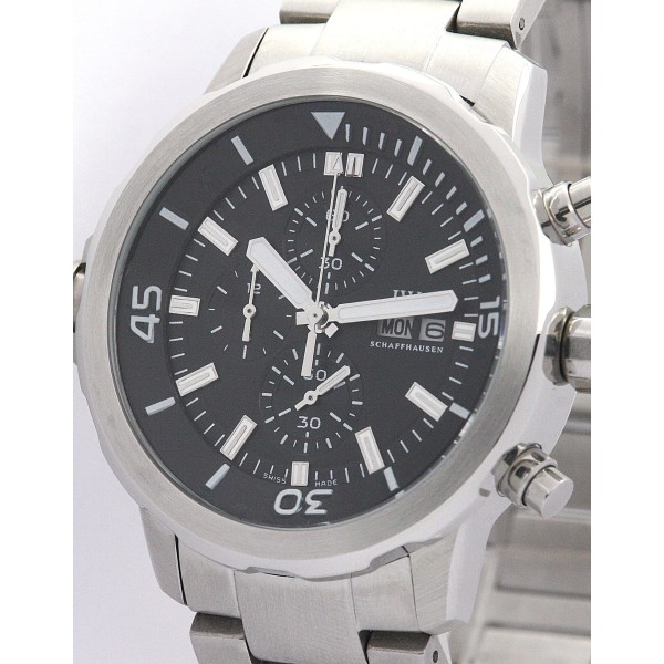 AAA Black Dial Replica IWC Aquatimer IW376801-46 MM