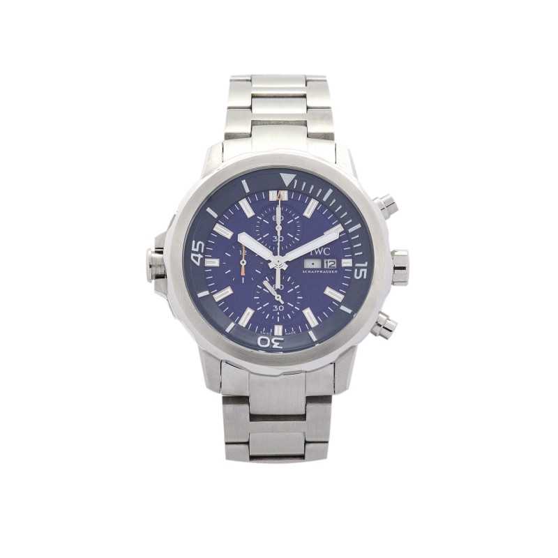 AAA Blue Dial Replica IWC Aquatimer IW376801-46 MM