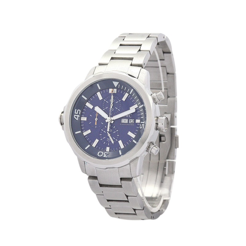 AAA Blue Dial Replica IWC Aquatimer IW376801-46 MM