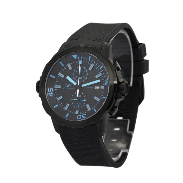 AAA Black and Blue Dial Replica IWC Aquatimer IW376705-44 MM