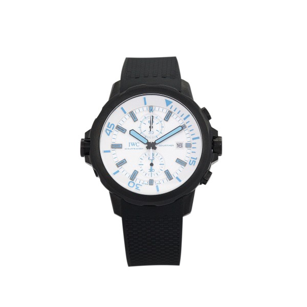 AAA White and Blue Dial Replica IWC Aquatimer IW376705-44 MM