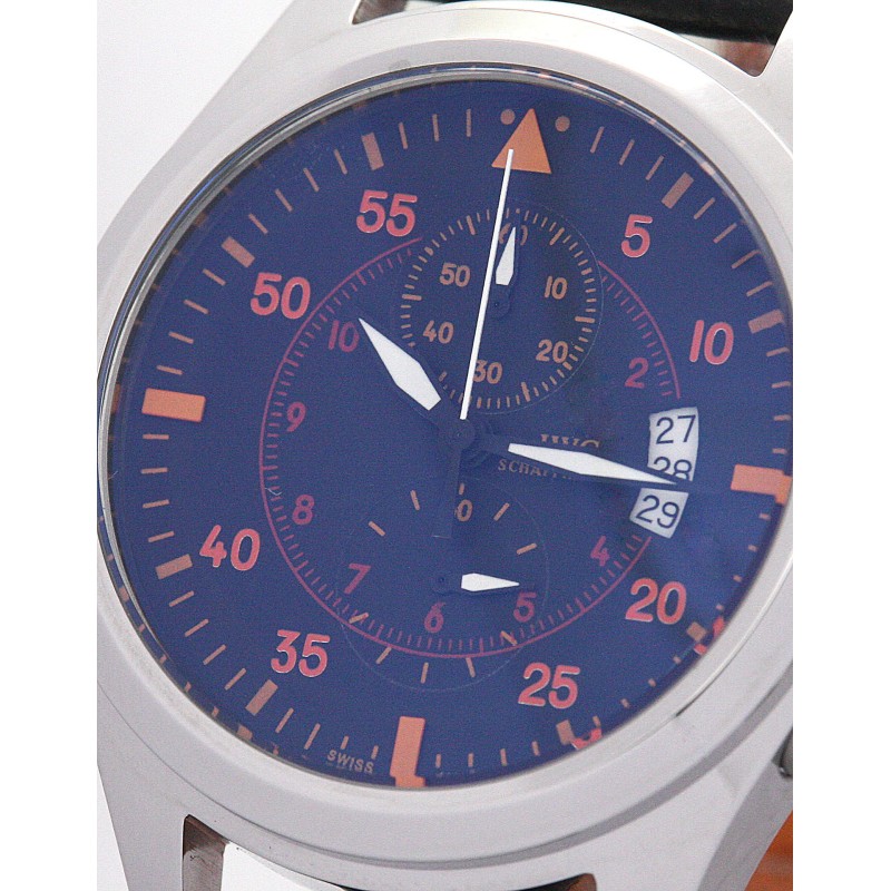 UK Best Blue Dial Replica IWC Spitfire IW387802-43 MM