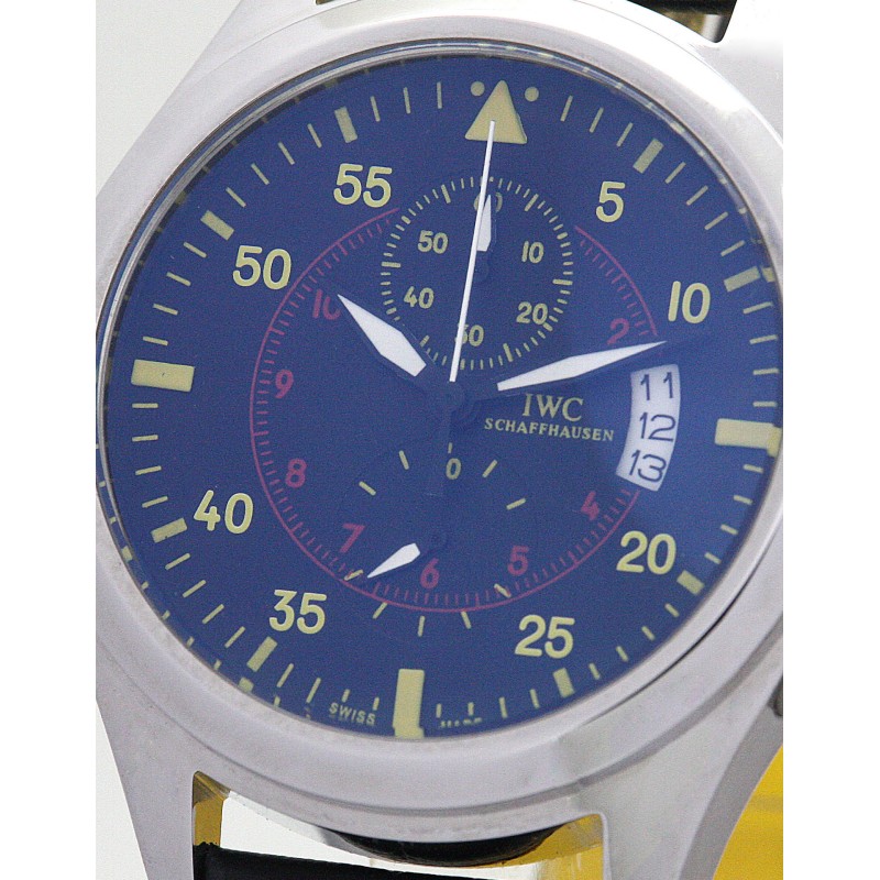 UK Best Blue Dial Replica IWC Spitfire IW387802-43 MM