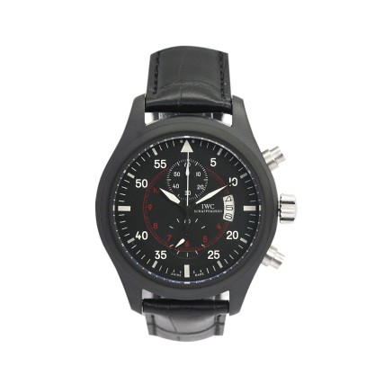 UK Best Black Dial Replica IWC Spitfire IW387802-43 MM