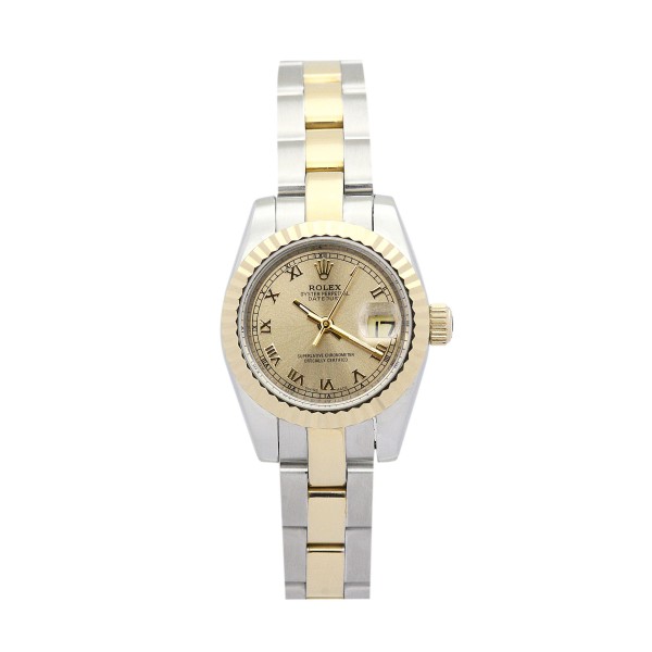 AAA Yellow Gold Dial Replica Rolex Datejust Lady-26 MM
